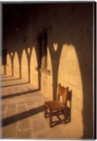 Bellver Castle Chair and Arches, Palma de Mallorca, Balearics, Spain Fine Art Print