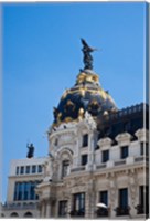 Spain, Madrid Metropolis building on Grand Via Fine Art Print