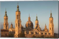 Basilica de Nuestra Senora de Pilar, Zaragoza, Spain Fine Art Print