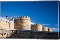 Spain, Castilla y Leon Scenic Medieval City Walls of Avila Fine Art Print