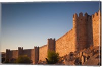 Spain, Castilla y Leon, Avila Fortification Walls Fine Art Print