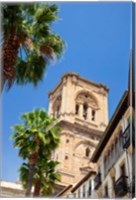 Spain, Granada This is the bell tower of the Granada Cathedral Fine Art Print