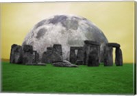 Full Moon over Stonehenge, England Fine Art Print