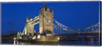 UK, London, Tower Bridge and River Thames Fine Art Print