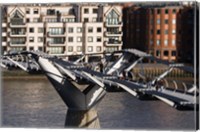 Millenium Bridge, London, England Fine Art Print