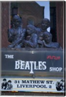 The Beatles Shop, Mathew Street, Liverpool, England Fine Art Print