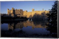 Sunset on Leeds Castle, Leeds, England Fine Art Print