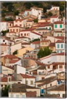 Buildings of Ano Vathy Village, Vathy, Samos, Aegean Islands, Greece Fine Art Print