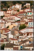 Buildings of Ano Vathy Village, Vathy, Samos, Aegean Islands, Greece Fine Art Print
