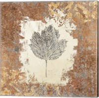 Gilded Leaf V Fine Art Print