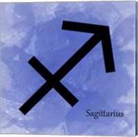 Sagittarius - Blue Fine Art Print