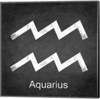 Aquarius - Black Fine Art Print