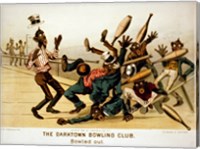 The Darktown Bowling Club: Bowled Out Fine Art Print