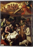 Adoration of the Shepherds, 1638 Fine Art Print