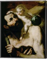 Saint Christopher,1637 Fine Art Print