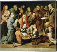 Saint Diego of Alcala Feeds the Poor Fine Art Print