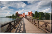 Lithuania, Trakai Historical NP, Island Castle Fine Art Print
