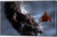 Deep Impact's Encounter with Comet Tempel 1 Fine Art Print