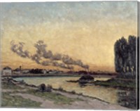 Sunset At Ivry, 1878 Fine Art Print