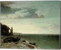 The Sea At Etretat, 1853 Fine Art Print