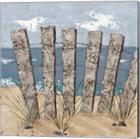 Beach Scene Triptych I Fine Art Print