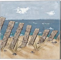 Beach Scene Triptych II Fine Art Print