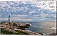 Lighthouse in Peggys Cove, Nova Scotia Fine Art Print