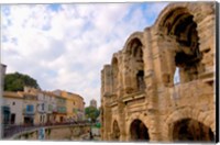 Roman Amphitheatre and Shops, Provence, France Fine Art Print