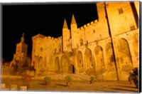 Papal Palace at Night, Avignon Fine Art Print