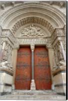 Entrance to Eglise St-Trophime, France Fine Art Print
