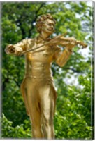 Stadtpark Johann Strauss Monument Fine Art Print