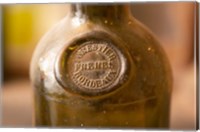 Antique Wine Bottle with Molded Seal Fine Art Print