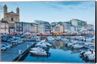 Bastia Port at Dusk Fine Art Print