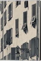 Details of a Building in Corsica Fine Art Print