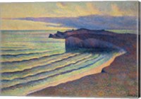 Seashore In Normandy, 1893 Fine Art Print