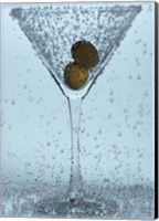 Olive Duo In Martini Glass I Fine Art Print