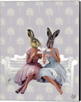 Rabbit Chat Fine Art Print