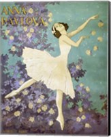 Design for a Poster of Anna Pavlova Gouache Fine Art Print