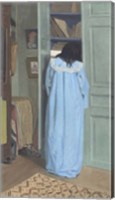 Woman in Blue Searching a Cabinet, 1903 Fine Art Print