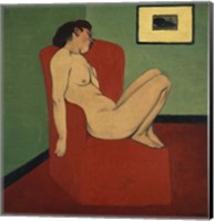 Woman Seated in an Armchair Fine Art Print