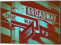 New York Broadway Sign Fine Art Print