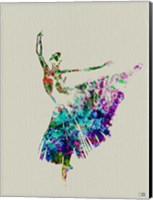 Ballerina Watercolor 5 Fine Art Print