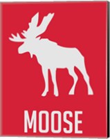 Moose Red Fine Art Print