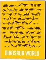 Dinosaur Yellow Fine Art Print