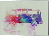 VW Bus Watercolor Fine Art Print
