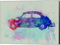 VW Beetle Watercolor 1 Fine Art Print