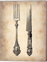 Antique Knife and Fork Fine Art Print