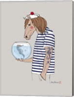 Horse Sailor Fine Art Print