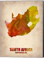 South Africa Watercolor Fine Art Print