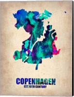 Copenhagen Watercolor Fine Art Print